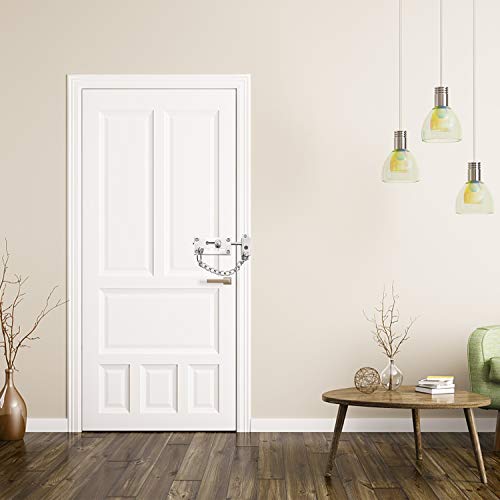 YEYIT Türkette,Türkette Sicherheitsschloss,Edelstahl Türsicherheitskette,Türkettenschloss Diebstahlschutz,Türketten für Familienhotelwohnung Schlafzimmer