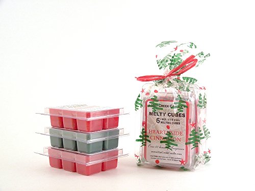 Hat Creek Candle Co. Holiday Classics 3pk Melty Cube Scented Wax Melts: Christmas Tree, Boughs & Berries, Christmas Hearth 3.2 oz Each
