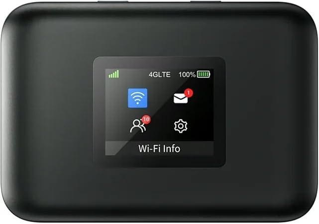 Amazon.com: AT&T Turbo Hotspot 3 Mobile Hotspot Router 4G LTE w/ 1.77 ...