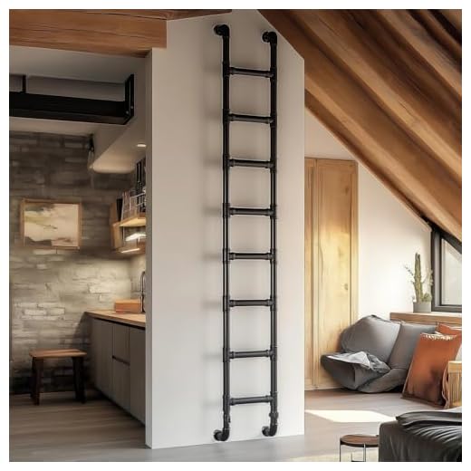 Heavy-Duty Wall Mounted Escape Ladder