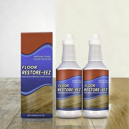 Floor Restore Eez, 150ml*2 Polissage Pour Restauration De Parquet, Agent De Brillance Pour Parquet, Spray Anti-rayures Pour Parquets, Pour Stratifié, Vinyle,...