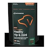 VetriScience Ultimate Strength Healthy Hip & Joint Chews, GlycoFlex Glucosamine, Chondroitin and Green-Lipped Mussel Joint Support Supplement for Dogs, Soothe Joint Discomfort, Duck, 120 Count