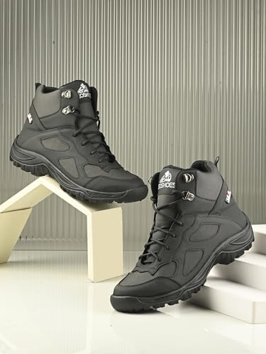Image of Leo Men's Waterproof Non-Slip Lightweight Outdoor High Top Ankle Boots For Men