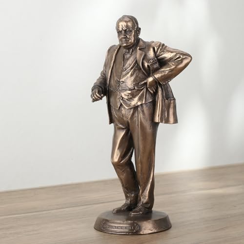 Estatua Winston Churchill acabado bronce miniatura 3