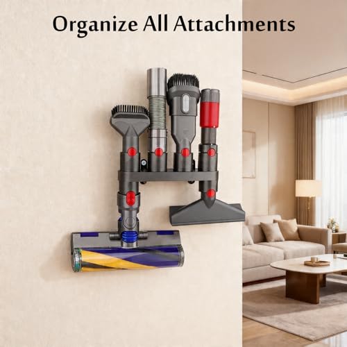 Image of RTop Attachments Holder Compatible with Dyson Gen5 V15 V12 V11 V10 V8 V7 Vacuum Cleaner Accessories Storage Tool Replacement Parts