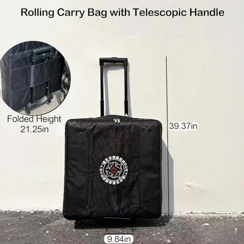 Bolsa portátil con ruedas para mesa automática de Mahjong miniatura 2