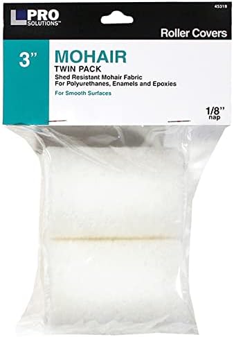 Pro Solutions 45318 Mohair Roller Cover, 3" x 1/8" Nap