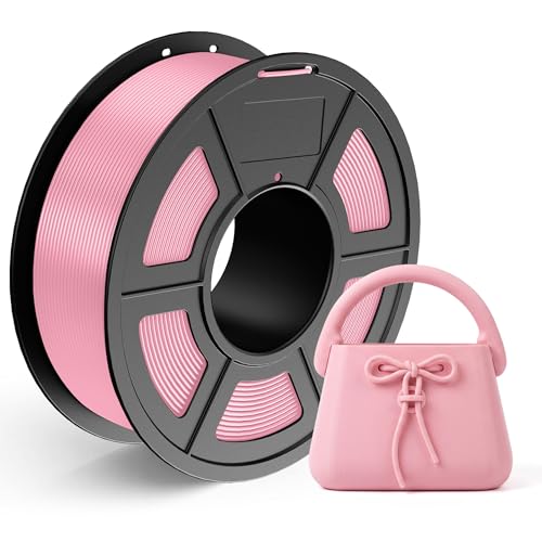 Image of TECBEARS PLA Filament 1.75mm, Neatly Wound 3D Printer Filament, Dimensional Accuracy + /- 0.02 mm, 1Kg Spool(2.2 lbs), Fits for Most FDM 3D Printers, Sakura Pink