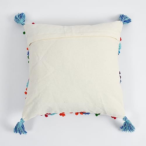 Image of Sofa Cushion Cover Cotton | Cushion Covers 16 inch x 16 inch | Living Room Cushion Covers | Pack of 1 Multicolor