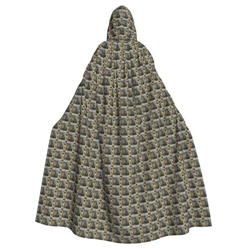 Cape à capuche pingouin unisexe pour cosplay et festivals