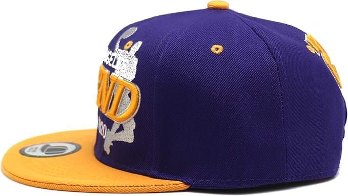 Los Angeles New Premium 24 LA Legend Purple Gold Era Snapback Hat Cap - Image 5