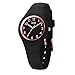 Produktbild Ice-Watch - ICE glam Black Rose-Gold - Women's wristwatch with silicon strap - 015344 (Extra small)