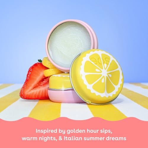 Image of eos Limited Edition Overnight Lip Mask, Strawberry Limoncello - Moisturizing Lip Treatment, For Dry Lips, Made with Squalane & Shea Butter, Cruelty-free, 0.42 oz