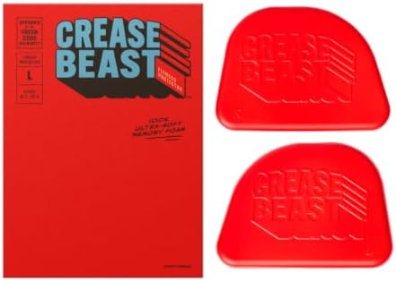 Crease Beast Memory Foam Shoe Crease Protector - Stops Creases in New & Old Shoes - for Jordan’s, Dunks, Air Force for Men’s Sizes 8-12.5 - Super Slim, Does Not Include Foot Sleeves or Socks image 4