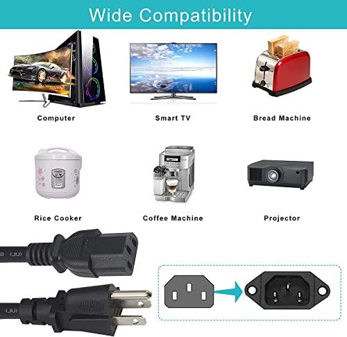 Cable de alimentación Guy-Tech 5FT compatible EcoQuest miniatura 4