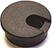 Grommet Desk Blk 1-3/4in