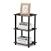 FURINNO Turn-N-Tube 2 Space Shelf, Walnut/Brown