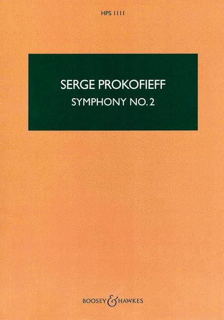 Symphony No. 2 op. 40 partition d'étude de poche HPS 1111 pour orchestre