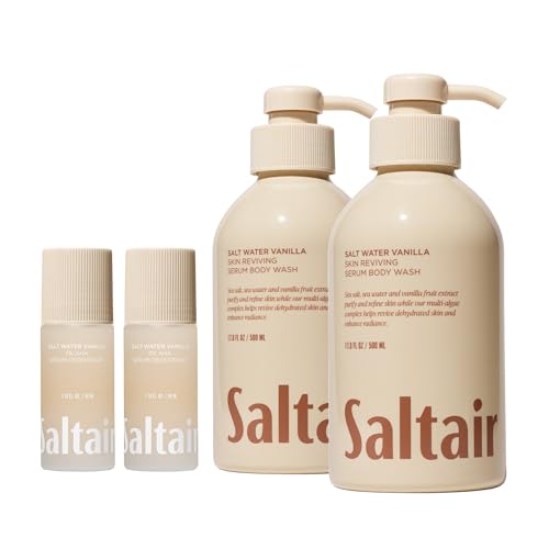 Saltair Body Care Bundle | Body Wash + Deodorant | Salt Water Vanilla image 5