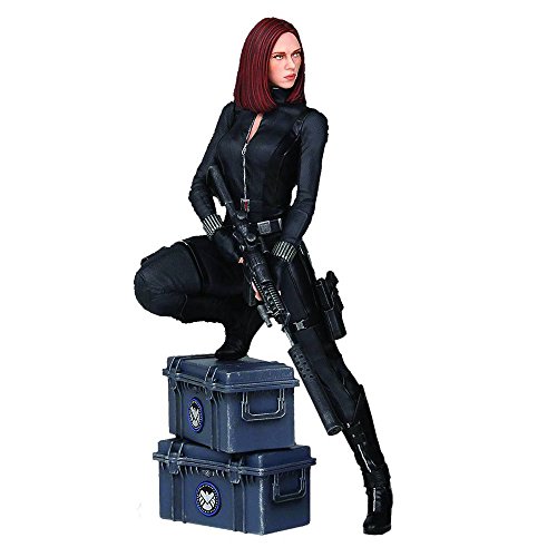 Captain America The Winter Soldier Black Widow 9-Inch Statue - //coolthings.us