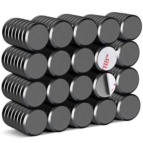 DIYMAG Strong Adhesive Magnets,140pcs 0.6x0.12in Fridge Refrigerator Magnet