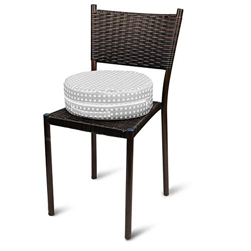 Booster Seat for Kids，Washable Thick Chair Increasing Cushion Dismountable Increased Chair Pad Portable