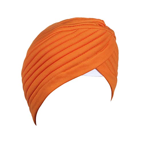 Image of BISMAADH Instant Readymade Turban for Men & Women Head Wrap Lightweight Cap Headwear Sikh Pagri