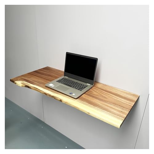 Table murale pliante en bois 80x30 cm bureau rabat gain de place