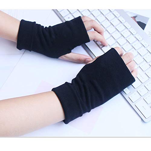 Youler Guanti senza dita, 2 paia di guanti a