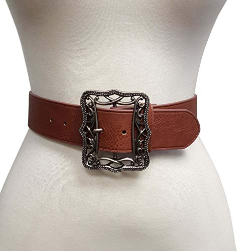 Vegan, Non-Animal Belt with Western Buckle2