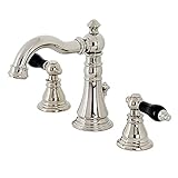 Fauceture FSC1979AKL Duchess Widespread Bathroom Faucet with Brass Pop-Up, Polished Nickel