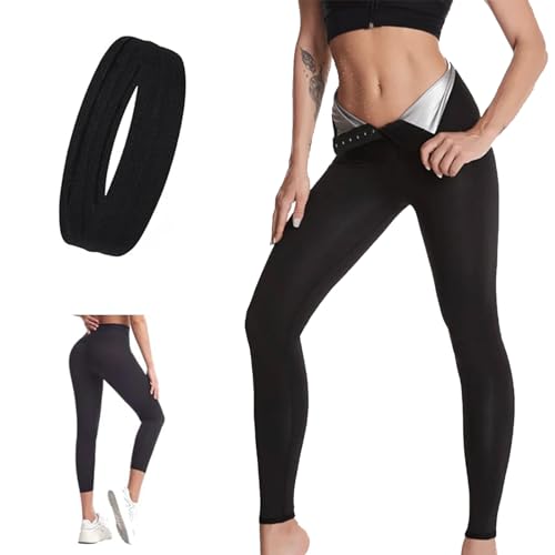 Short Legging Sauna Sudation Homme Taille Haute - Ventre Plat Shapewear Fitness Et Perte De Poids