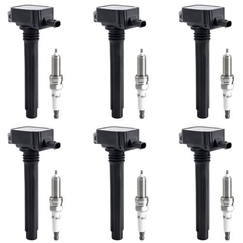 Muge Racing UF648 Ignition Coil & Spark Plug for Dodge Avenger Challenger Charger Grand Caravan Durango/Chrysler 200 300TOWN & COUNTRY/Jeep Wrangler JK Cherokee/RAM 1500 C/V 3.6L V6 13-20,6 Pcs-image-6