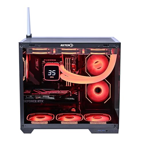 Image of NXTGN CX4 Core i9 14th Gen High-End Gaming PC | RTX 4060ti 16GB | 128GB DDR5 ARGB RAM | 2TB NVMe SSD + 4TB HDD | Z790 WiFi /Bluetooth Motherboard | 360 Liquid Cooled | Gaming /AI & LLM's /Server PC