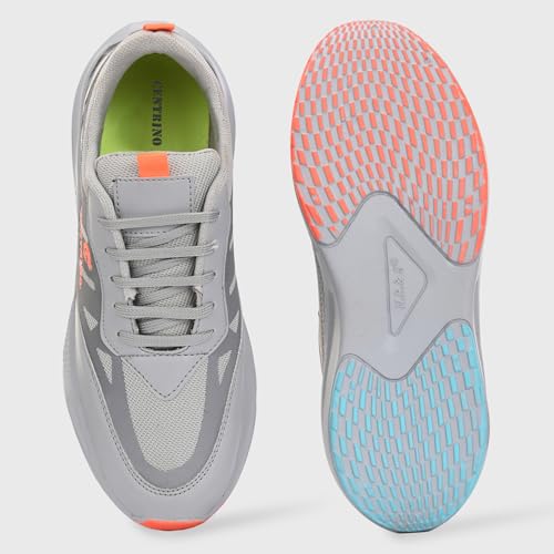 Image of Centrino Trendy Sneakers for Man | Casual Shoes for Men Stylish | Lightweight Lace-Up Canvas Walking Shoes | Cushioned Insole | Breathable Comfortable | Anti-Skid Sole | Premium Mens Sneaker Shoes (6831)
