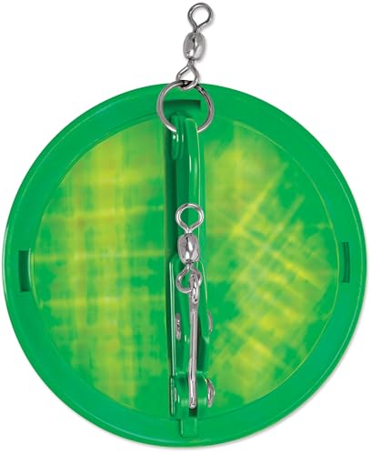 Luhr-Jensen 2-1/4" Dipsy Diver - Kelly Green/Silver Bottom Moon Jelly