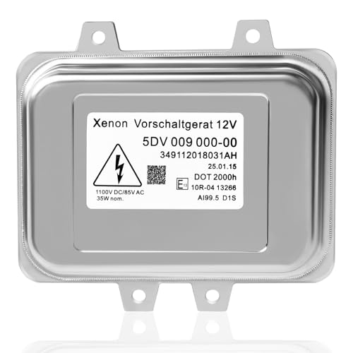 Xenon Ballast HID - Dispositivo de control de balasto para 2008-2013 Golf 6 Golf Plus E60 E61 E65 E66 E67 X6 Sprinter CLK350 CLK55 CLK500 G500 Número de pieza 63126937223 5DV000 900000 32 ES