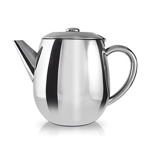 Cafe Ole EHT-070 Stainless Steel Tea Pot