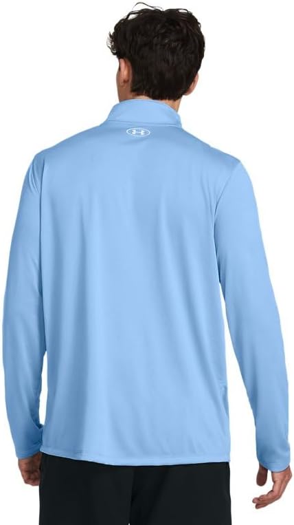 Under Armour Men's Team Tech 1/4 Zip Loose Royal Blue Long Sleeve Shirt