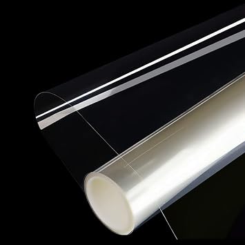 2mil Clear Security and Safety Window Film Shatterproof Film for Glass Windows Anti Shatter Glass Protective Film Windshield Protective Film for Home Office,17.7inch x 9.8 feet