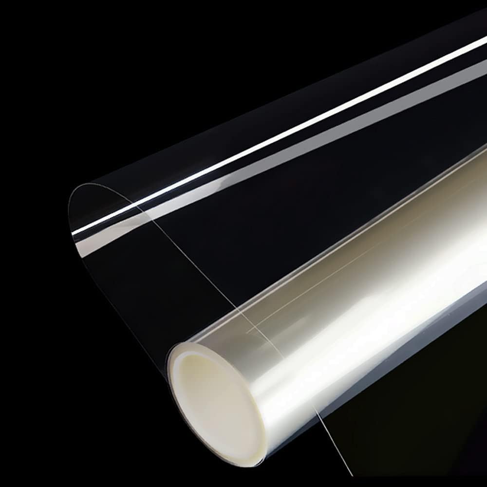 MAKIOTEKO 2mil Clear Security & Safety Window Film, Shatterproof, Anti-Shatter, 17.7" x 6.5ft (Customized Size)