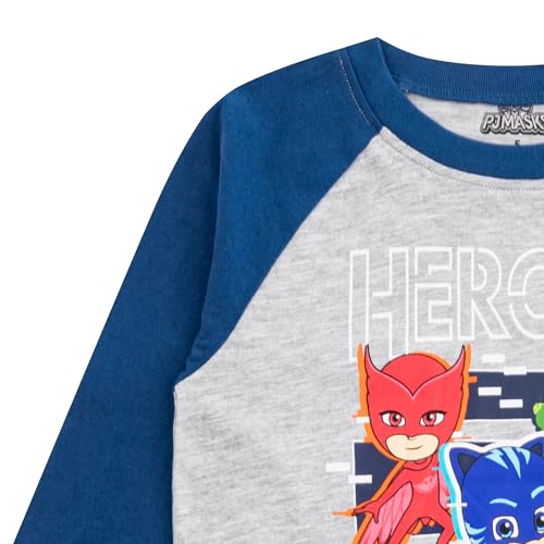 Ropa cómoda de los PJ Masks para niños pequeños, conjunto de dos piezas suave 3