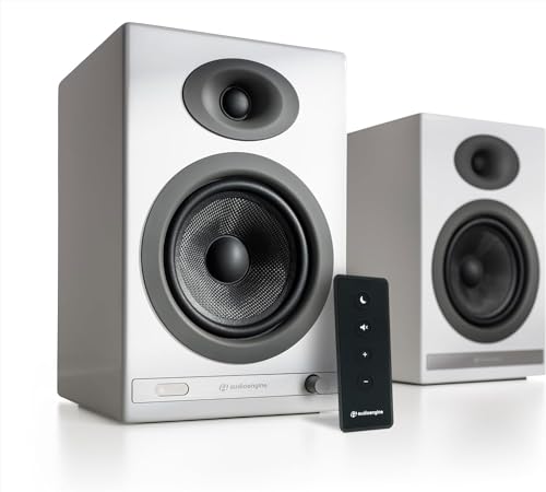 Audioengine I[fBIGW HD5 CXEp[hXs[J[ l ubNVFt^z[~[WbNVXe Bluetooth aptX HDΉEDACAv l LEڑAAUX́AfW^SPDIF́ARCA