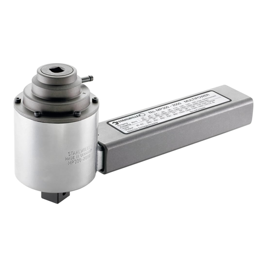 Stahlwille 53031350 MP300 MULTIPOWER Torque Multiplier, Size 1350, 3/4" to 3/4" Square Drive, 1350Nm Max. Torque Output, Effortless and Stable Torque Transfer, Made in Germany