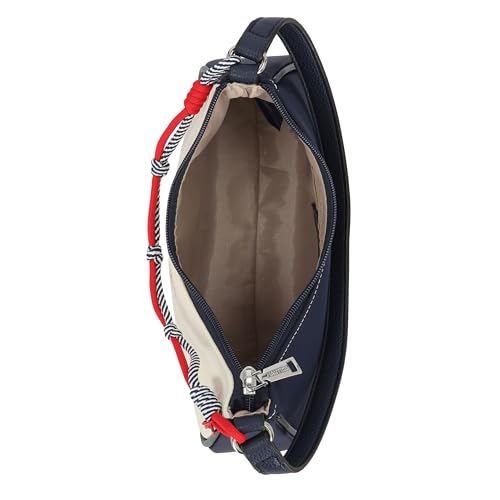 Image of Nautica Voyager Hobo Bag for Women, Vegan Leather Women's Purse, Large Shoulder Handbag with Zipper Closure