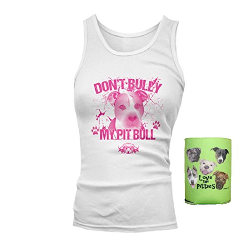 Pit Bull Gear Don't Bully My Pit Bull Womens Fitted Tank & Can Holder Multi-Pack