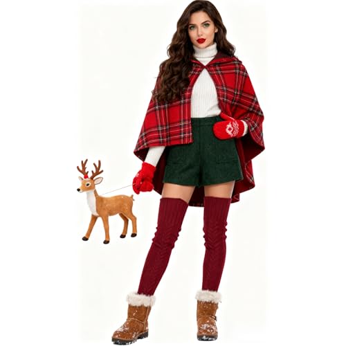 Image of YELAIVP Women's Cable Knitted Thigh High Boot Socks Extra Long Winter Stockings Over Knee Leg Warmers