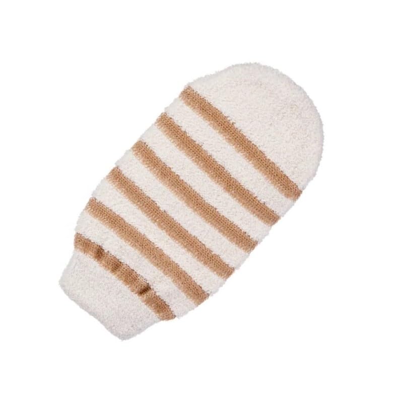 KitchenFest® Scrub Glove For Dead Skin| Gentle Exfoliating Tan Removal Bath Gloves | Body Scrubber Skin Cleanser Shower Glove (M, 1)-image-41