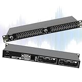 Equalizador Gráfico Estéreo de 15 Bandas, Equalizador de Áudio 15 Bandas, Equalizador Digital para Sistema e Áudio Estéreo Doméstico, Áudio Doméstico, Equalizador Profissional de Dj de Canal Duplo