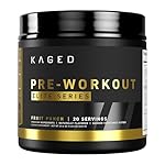 Kaged Pre Workout Elite Powder | Fruit Punch | Pre-Workout with Creatine, Beta Alanine, L-Citrulline, BCAAs | 388 mg Organic Caffeine | Pre Supplements for Men & Women | 20 Servings